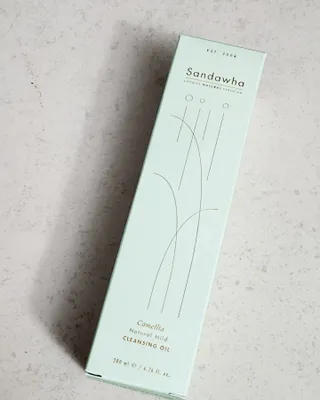 스킨큐어 산다화 순한 클렌징 동백 오일 200ml — 5점을 준 리뷰어가 2023년 4월 올린 사용 사진
