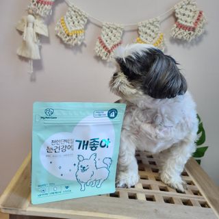 My Pet Care 천연단백질 눈건강에 개좋아 — 5점을 준 리뷰어가 2021년 4월 올린 사용 사진