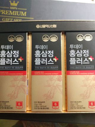 서울약사신협_투데이홍삼정플러스스틱_10g x 30포 — 5점을 준 리뷰어가 2021년 2월 올린 사용 사진