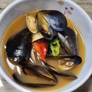 [푸딩팩토리] 바지락홍합탕 500g / 얼큰바지락홍합탕 590g — 5점을 준 리뷰어가 2022년 10월 올린 사용 사진