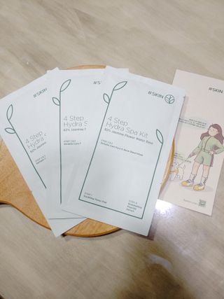 태그스킨 4스텝 주름개선 피부미백 영양 마스크팩 3개 세트(최신버전) — 5점을 준 리뷰어가 2022년 5월 올린 사용 사진
