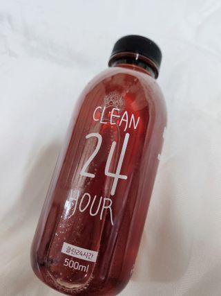 클린24시간 1BOX(5포) + 전용보틀(500ml) — 3점을 준 리뷰어가 2023년 2월 올린 사용 사진