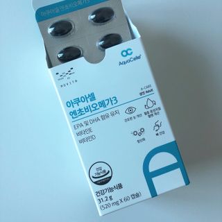 메디포스트 모비타 아쿠아셀 엔초비오메가3 60캡슐 — 5점을 준 리뷰어가 2022년 12월 올린 사용 사진