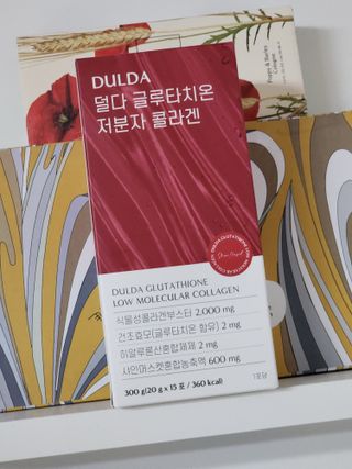 [덜다] 글루타치온 저분자 콜라겐 (20g x 15포) — 5점을 준 리뷰어가 2023년 7월 올린 사용 사진
