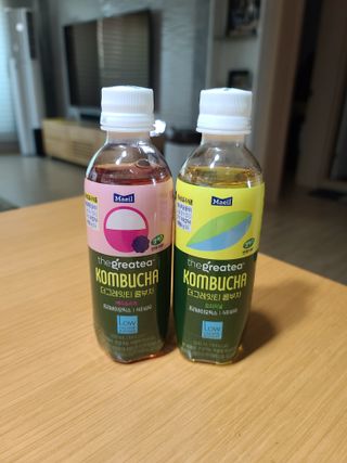 더그레잇티 콤부차 [매일유업] 더그레잇티 44kcal 콤부차 300ml *12개입 (오리지널 6개+베리리치 6개) — 5점을 준 리뷰어가 2023년 8월 올린 사용 사진