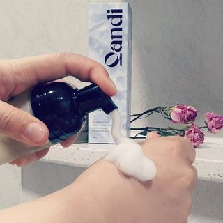 헤어플러스 콴디 아침세안제 폼클렌징 퓨어 어니스티 모닝클렌저 — 5점을 준 리뷰어가 2021년 4월 올린 사용 사진