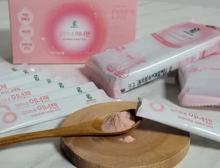 [모마네] 이너뷰티 히알루론산 비오틴 코큐텐 저분자피쉬콜라겐 - 3 g 30포 ★석류맛 — 5점을 준 리뷰어가 2021년 12월 올린 사용 사진