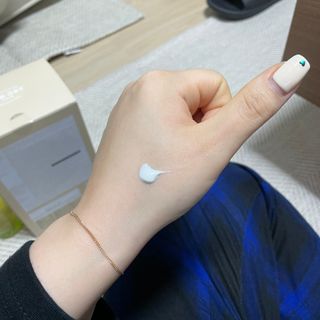바노바기 코스메틱 바노바기 밀크씨슬 리페어 시카 선스크린 플러스 50ml — 5점을 준 리뷰어가 2023년 3월 올린 사용 사진