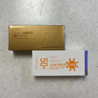약손명가코스메틱 에오스보떼 퍼펙트 선 프로텍터 선크림 / 인_아웃 스킨 핏 비비크림 세트 구성 — 5점을 준 리뷰어가 2021년 7월 올린 사용 사진