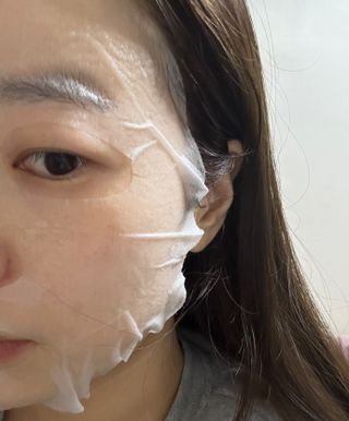 세뚜아(Cettua) [세뚜아] 포어 클리어링 마스크 Cettua Pore Clearing facial mask 5매 — 5점을 준 리뷰어가 2024년 2월 올린 사용 사진