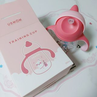 유비맘 트라이탄 코니빨대컵_컬러 랜덤 발송 — 5점을 준 리뷰어가 2021년 1월 올린 사용 사진