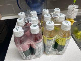 더그레잇티 콤부차 [매일유업] 더그레잇티 44kcal 콤부차 300ml *12개입 (오리지널 6개+베리리치 6개) — 5점을 준 리뷰어가 2023년 7월 올린 사용 사진