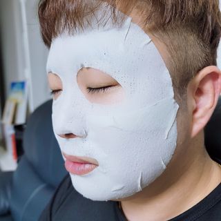 아이디플라코스메틱 페이스핏 플라스터 마스크 _ 리뉴얼 — 4점을 준 리뷰어가 2021년 7월 올린 사용 사진