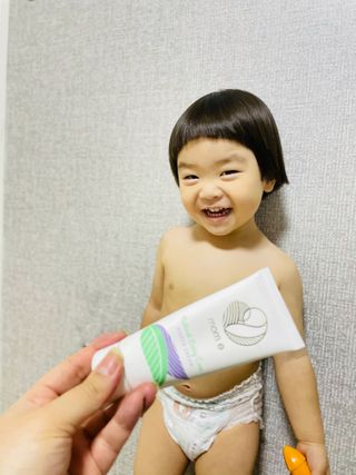 mom e 맘이 내추럴 베이비 케어 기저귀크림 — 4.5점을 준 리뷰어가 2021년 2월 올린 사용 사진