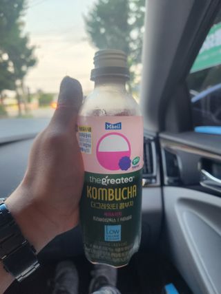 더그레잇티 콤부차 [매일유업] 더그레잇티 44kcal 콤부차 300ml *12개입 (오리지널 6개+베리리치 6개) — 5점을 준 리뷰어가 2023년 7월 올린 사용 사진