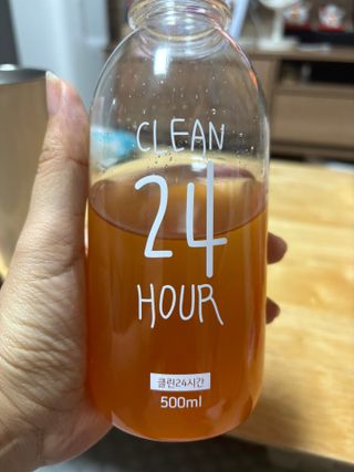 클린24시간 레드박스 1BOX(5포) + 전용보틀(500ml) — 5점을 준 리뷰어가 2024년 3월 올린 사용 사진