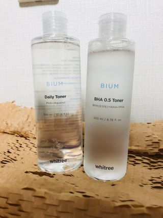 화이트리 비움 데일리 토너, 바하 0.5토너 세트 — 5점을 준 리뷰어가 2020년 12월 올린 사용 사진