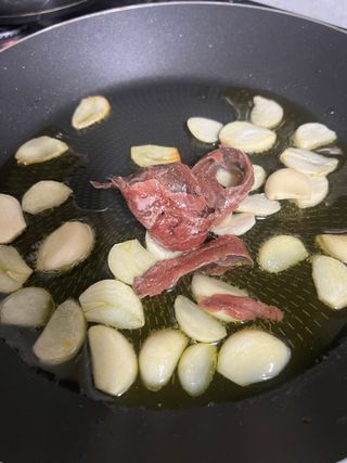 이탈리안 프리미엄 파스타 룸모 파스타 3종 + 앤쵸비 필렛 + 정어리 필렛 칠리 — 3.5점을 준 리뷰어가 2022년 3월 올린 사용 사진