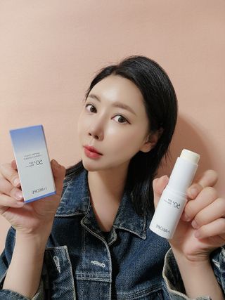 아이레시피 워터리터치 에센스 선 밤 [SPF50+/PA++++] — 5점을 준 리뷰어가 2023년 4월 올린 사용 사진