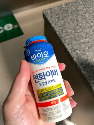 LIVE 매일바이오 썬화이버 드링킹 요거트 — 4.5점을 준 리뷰어가 2022년 8월 올린 사용 사진