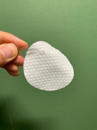랑벨 비타 에너지 잡티 앰플 패드 65매 (투명하고 밝은 얼굴 광채패드) — 4점을 준 리뷰어가 2022년 6월 올린 사용 사진