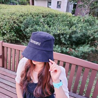 [스테이피플] STAYPEOPLE BUCKET HAT (BLACK) — 5점을 준 리뷰어가 2022년 9월 올린 사용 사진