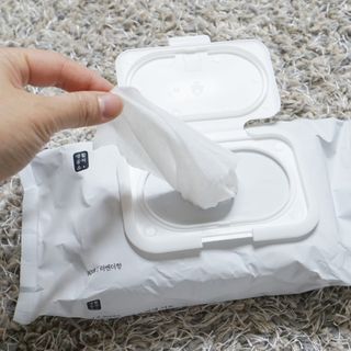[생활공작소] 건조기용 섬유유연제 시트 80매 x 2입 — 5점을 준 리뷰어가 2021년 2월 올린 사용 사진