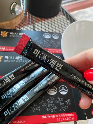 새롬바이오 리생 [미쾌변] 차전자피 식이섬유 건강기능식품 3팩 — 5점을 준 리뷰어가 2021년 6월 올린 사용 사진
