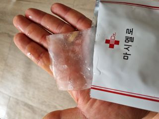 닥터마시멜로 마블러스 멀티 클리닉 마스크 — 5점을 준 리뷰어가 2021년 3월 올린 사용 사진