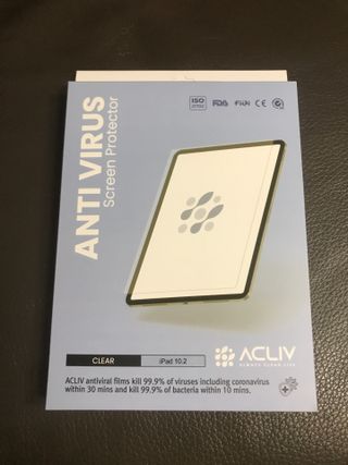 아클리브 Premium 항균 항바이러스 액정 보호필름(iPad) — 5점을 준 리뷰어가 2022년 1월 올린 사용 사진