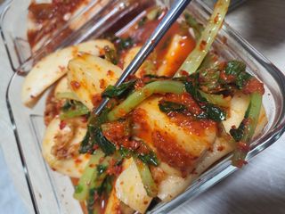 셰프애찬 알타리김치 총각김치 1kg — 3.5점을 준 리뷰어가 2022년 10월 올린 사용 사진