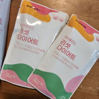 [경남제약헬스케어] 케어플러스 리셋 다이어트 청포도맛 100ml X 5포 (5일분) — 5점을 준 리뷰어가 2023년 4월 올린 사용 사진