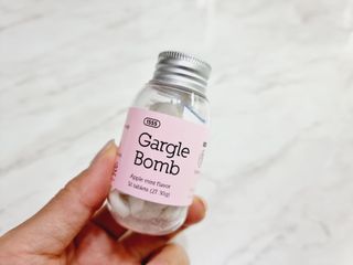 일오오오 3초 고체가글 가글밤 32정 — 5점을 준 리뷰어가 2022년 6월 올린 사용 사진