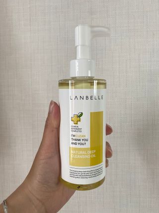 랑벨 내츄럴 딥 클렌징 오일 200ml (저자극 약산성 천연 클렌징) — 5점을 준 리뷰어가 2022년 5월 올린 사용 사진