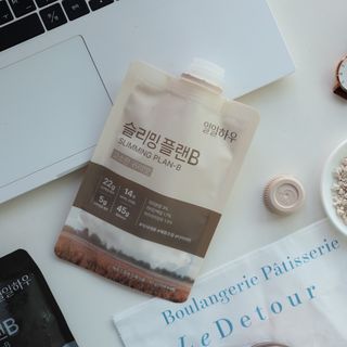 일일하우 슬리밍 플랜B 고소한 귀리맛, 진한 카카오맛 (체중조절식) — 5점을 준 리뷰어가 2023년 7월 올린 사용 사진