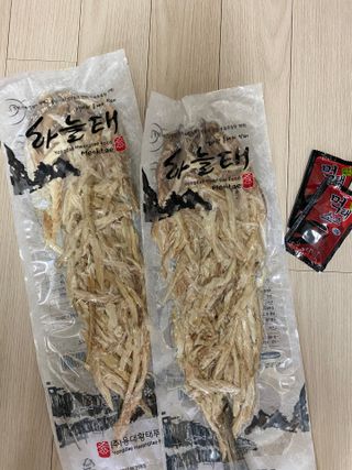[오늘바스켓] 용대리 손질하늘태 130g — 5점을 준 리뷰어가 2021년 6월 올린 사용 사진