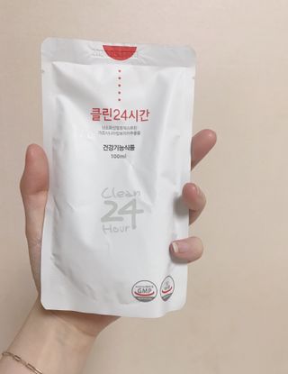 클린24시간 1BOX(5포) + 전용보틀(500ml) — 5점을 준 리뷰어가 2023년 5월 올린 사용 사진