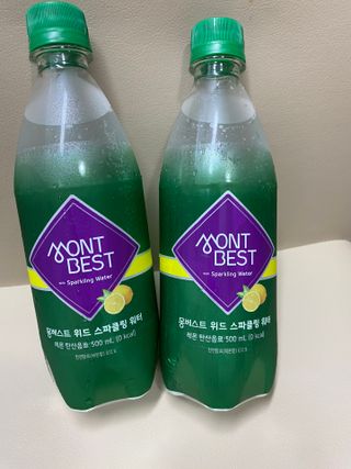 몽베스트 Montbest with Sparkling water Lemon OR Lime 20병(랜덤) — 4.5점을 준 리뷰어가 2023년 1월 올린 사용 사진