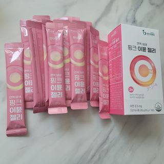 [인디닥터] 면역 생생 핑크 이뮨 젤리 — 5점을 준 리뷰어가 2022년 5월 올린 사용 사진