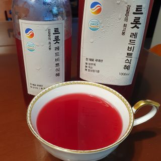 트롯전통식혜 트롯레드비트식혜 1리터 +500리터 — 5점을 준 리뷰어가 2021년 5월 올린 사용 사진