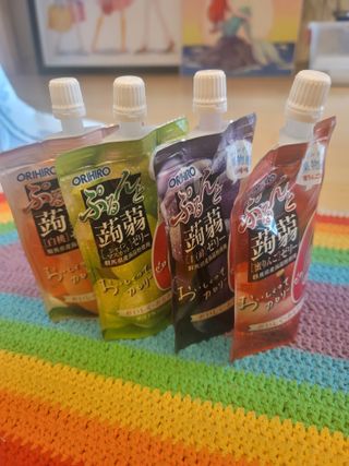 ORIHIRO 오리히로 곤약젤리 제로칼로리 130g 4종 4팩(맛별로 1팩씩) — 5점을 준 리뷰어가 2023년 2월 올린 사용 사진