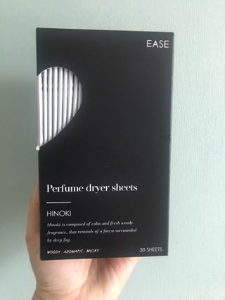 [이즈라이프코스메틱] 퍼퓸 드라이어 시트 히노끼향  or 블랑향 2중 택1 30매 — 4점을 준 리뷰어가 2021년 4월 올린 사용 사진