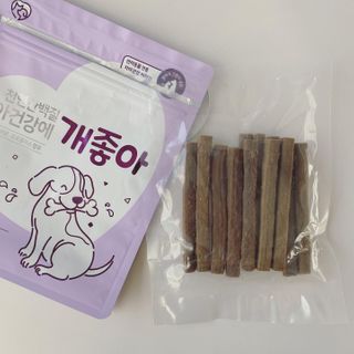 My Pet Care 천연단백질 치아건강에 개좋아 — 4점을 준 리뷰어가 2021년 2월 올린 사용 사진