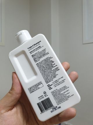 트리플에스 탈모 샴푸 275ml + 실크 트리트먼트 275ml — 5점을 준 리뷰어가 2021년 2월 올린 사용 사진