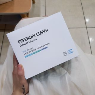 페페로니 클린플러스 덴탈오리껌 10g x 14p — 5점을 준 리뷰어가 2021년 7월 올린 사용 사진