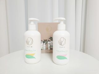 mom e 맘이 내추럴 베이비 케어 샴푸앤바스+로션 — 5점을 준 리뷰어가 2021년 1월 올린 사용 사진