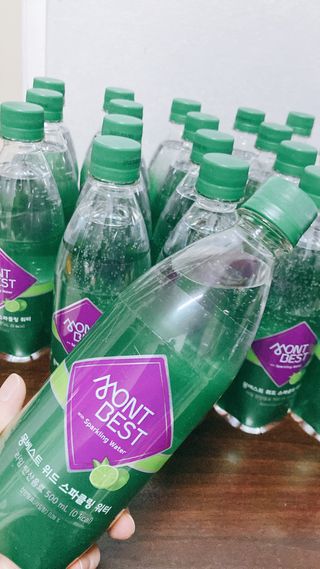 몽베스트 Montbest with Sparkling water Lime20병 — 4점을 준 리뷰어가 2022년 5월 올린 사용 사진