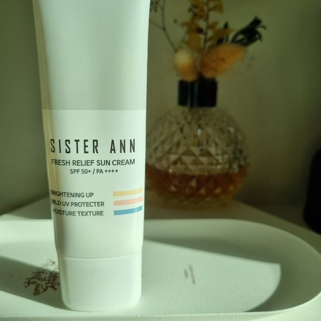 씨스터앤 프레쉬 릴리프 선크림 50ml 리뷰 사진