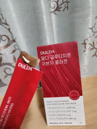[덜다] 글루타치온 저분자 콜라겐 (20g x 15포) — 4점을 준 리뷰어가 2023년 9월 올린 사용 사진