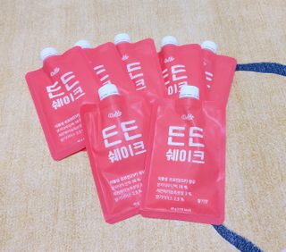 [덜다] 든든 식물성 단백질 쉐이크 40g X 7입 (곡물/딸기) — 5점을 준 리뷰어가 2023년 8월 올린 사용 사진